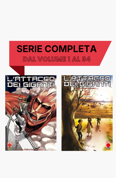 L'Attacco dei Giganti – Volumi 1 al 34 (Serie Completa) – Planet Manga