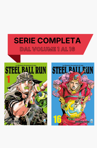 Steel Ball Run – Le Bizzarre Avventure di Jojo – Volumi dal 1 al 16 (Serie Completa) – Star Comics