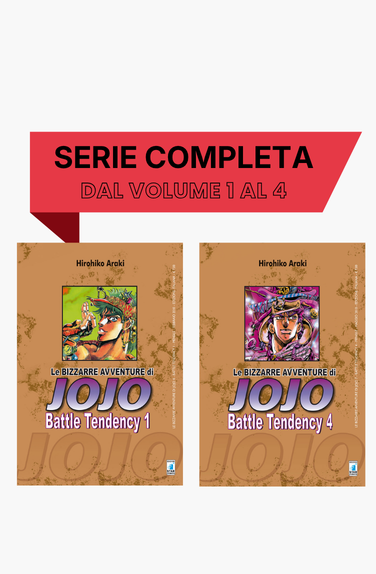 Battle Tendency – Le Bizzarre Avventure di Jojo – Volumi dal 1 al 4 (Serie Completa) – Star Comics
